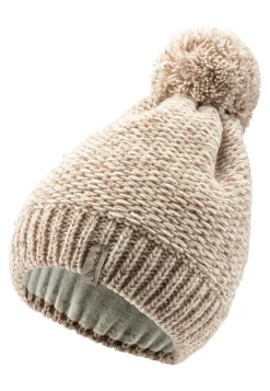 Strickmütze Multicolor mit Bommel