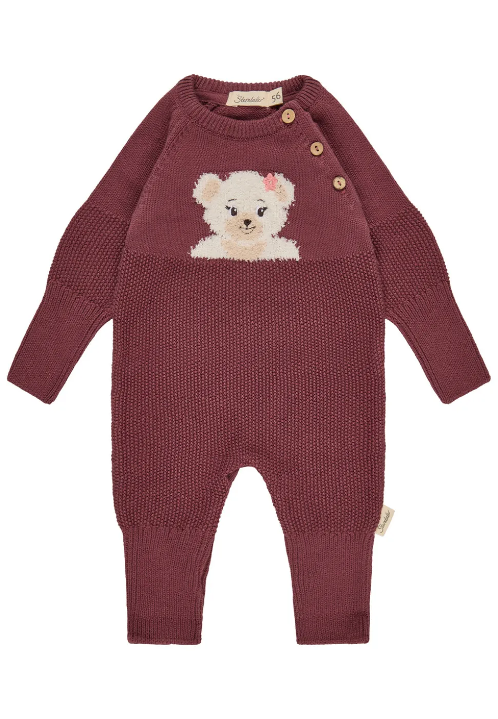 Strickoverall Bär aus Baumwolle
