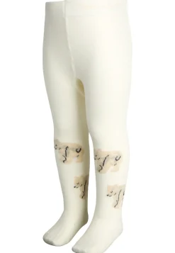 Strumpfhose aus Wolle mit Eisbär-Motiv