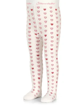 Strumpfhose mit Motiv Herzen