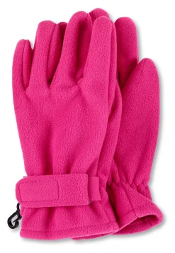 Wasserabweisende Fleece-Fingerhandschuhe mit Klett