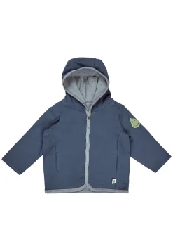Wendejacke mit Kapuze & Dino-Applikation