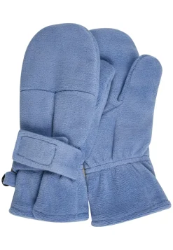 Wärmende Microfleece-Fäustel mit Daumen & Klett