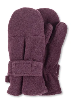 Wärmende Microfleece-Fäustel mit Daumen & Klett