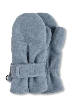 Wärmende Microfleece-Fäustel mit Daumen & Klett