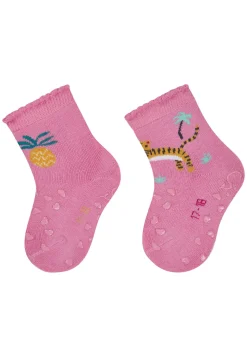 ABS Krabbelsocken 2er Pack Ananas Tiger