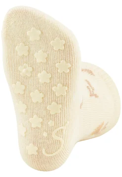 ABS Krabbelsocken 2er Pack Blumen Struktur