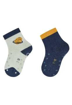 ABS Krabbelsocken 2er Pack Planet Uni