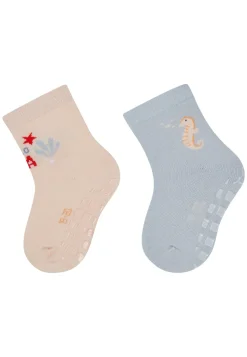 ABS Socken 2er Pack Hello Sea Seepferdchen